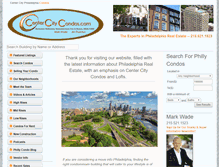 Tablet Screenshot of centercitycondos.com